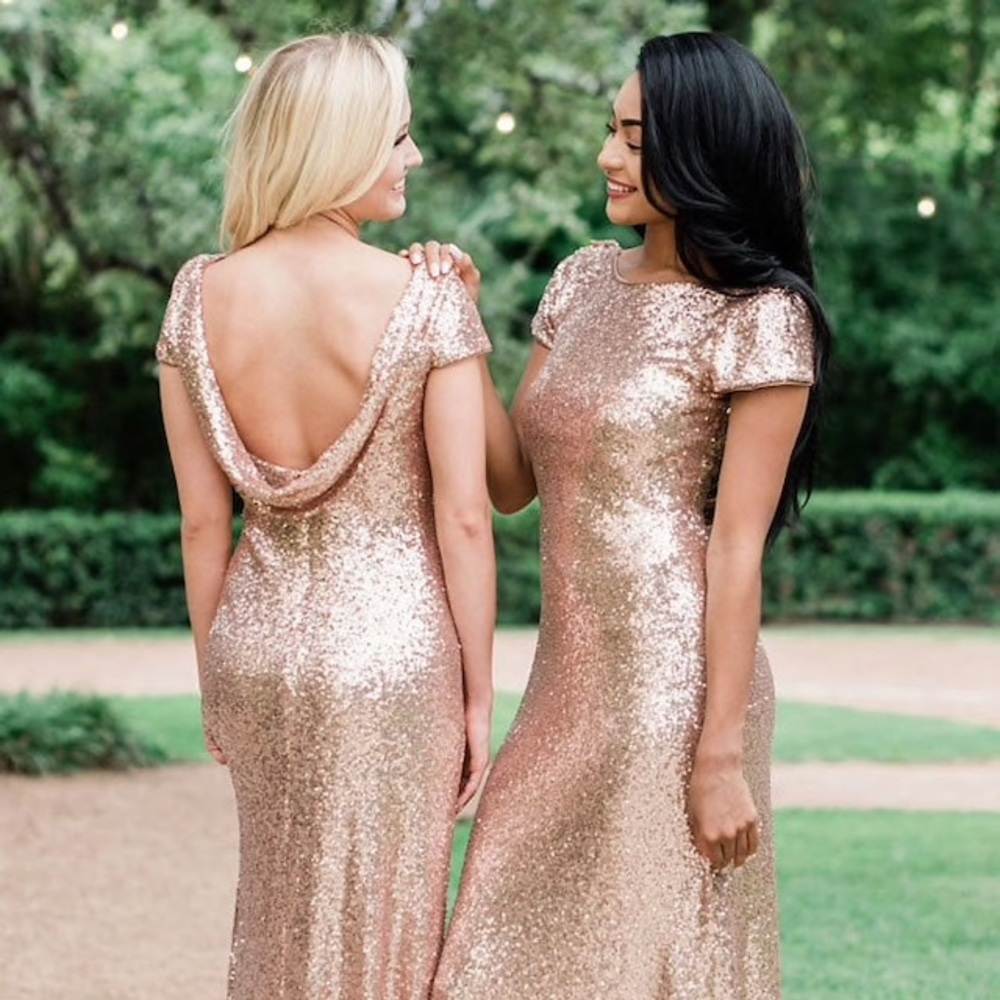 Revelry Chloe Sequined Maxi Dress